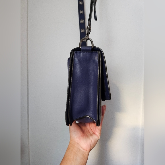 Rebecca Minkoff Hook Up Shoulder Bag Blue/Purple - Picture 4 of 16